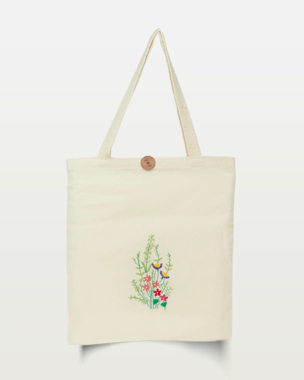 Bolsa Bordada à Mão Primavera (Roxo)